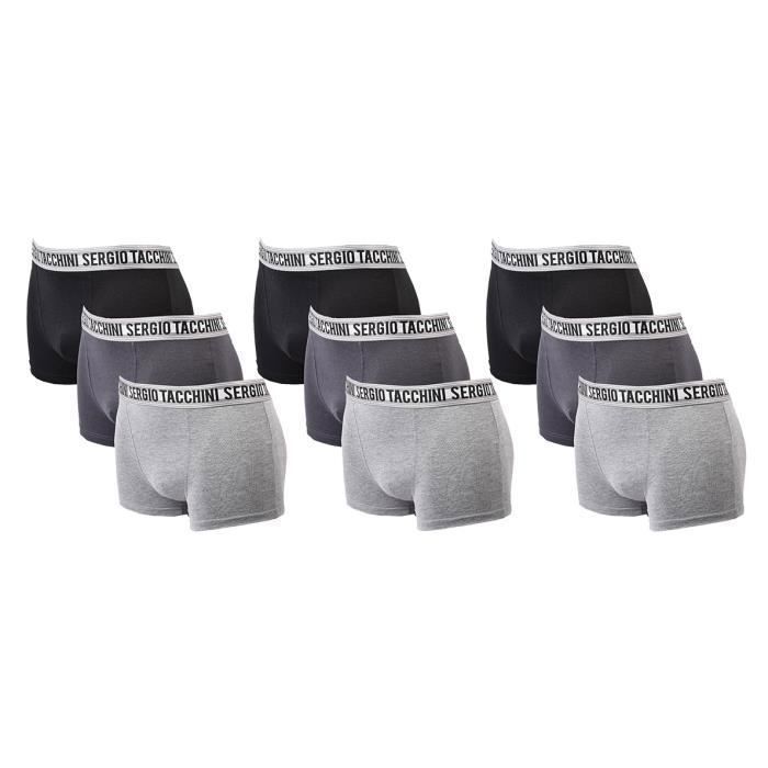 Lot De 3 Boxers Homme Sergio Tacchini – 100% Coton – Confort Respirant & Maintien Sportif - 4