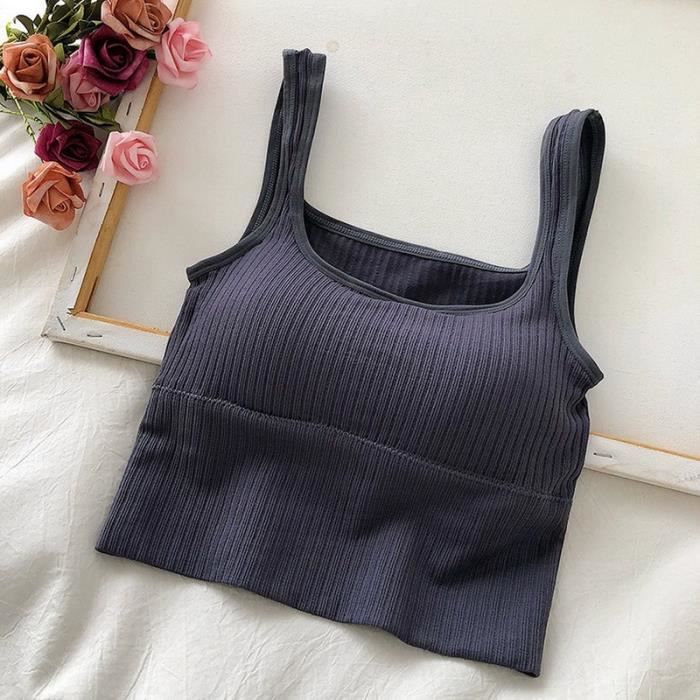 Brassière de sport sans coutures MP Shape pour femmes - Taupe clair
