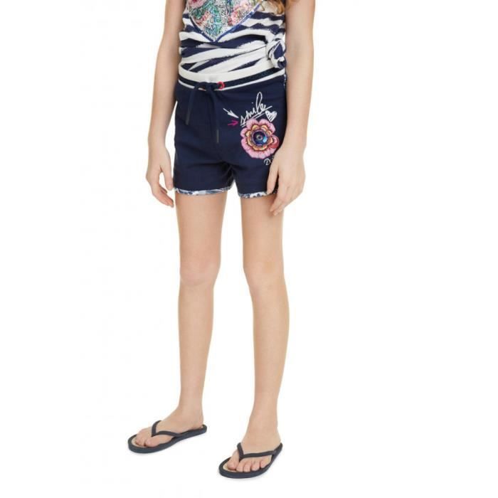 Desigual Short fille Conodale bleu 19SGPK03 Taille 11 12 ans