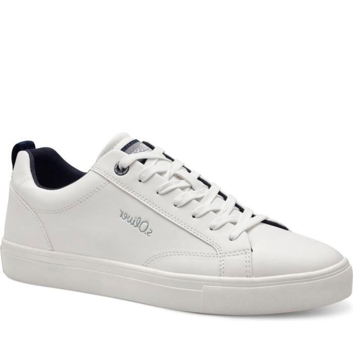 Baskets - S.OLIVER - 5-13632-41 100 - Blanc - Homme - Lacets Baskets - S.OLIVER - 5-13632-41 100 - Blanc - Homme - Lacets