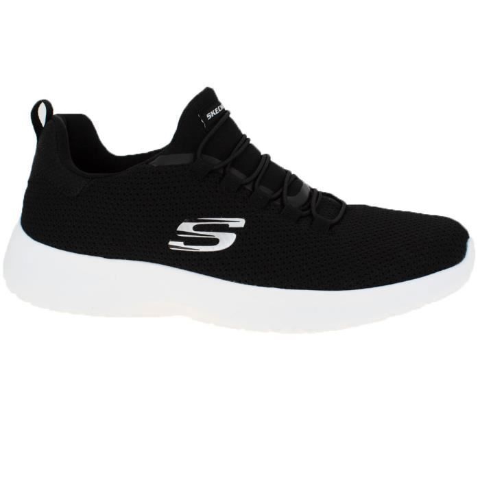 Skechers Baskets Skechers Dynamight 58360-BKW - SKECHERS - Homme - Lacets - Plat - Textile