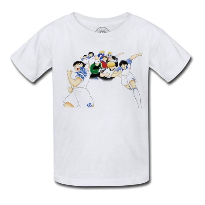 T Shirts Hauts T Shirt Enfant Olive Et Tom Captain Tsubasa Manga Cartoon Nouveau Football T Shirts Hauts Chemises