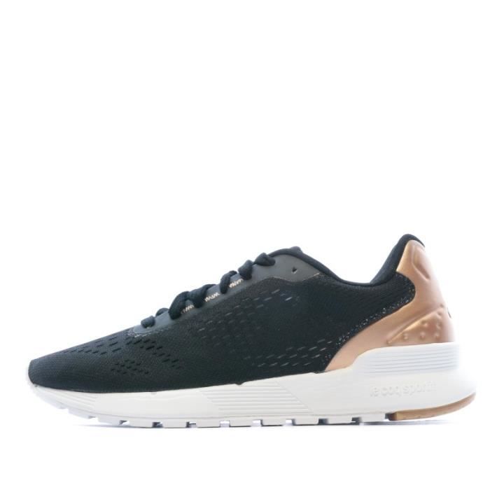 Chaussures running noires femme Le Coq Sportif Omega Cdiscount Sport