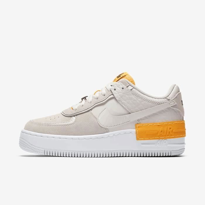 Nike air force 1 shadow gris orange store