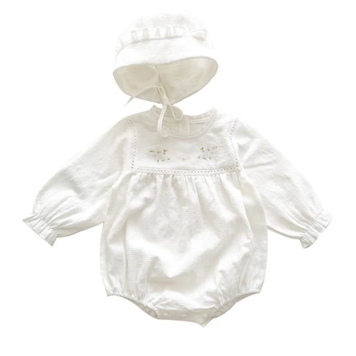 Yoojia Barboteuse Bebe Garcon Fille Grenouilleres Combinaison Nouveau Ne Tenue De Bapteme Avec Chapeau Anniversaire 0 24 Mois Blanc Cdiscount Pret A Porter Yoojia Barboteuse Bebe Garcon Fille Grenouilleres Combinaison Nouveau Ne Tenue De Bapteme Avec Chapeau Anniversaire 0 24 Mois Blanc Cdiscount Pret A Porter