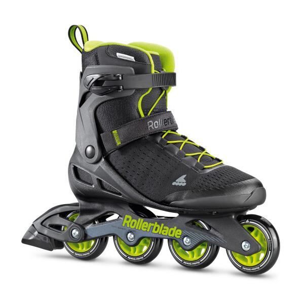 Rollers Rollerblade Zetrablade Elite - Noir/lime - 44 - Homme - Adulte - Glisse urbaine Rollers Rollerblade Zetrablade Elite - Noir/lime - 44 - Homme - Adulte - Glisse urbaine