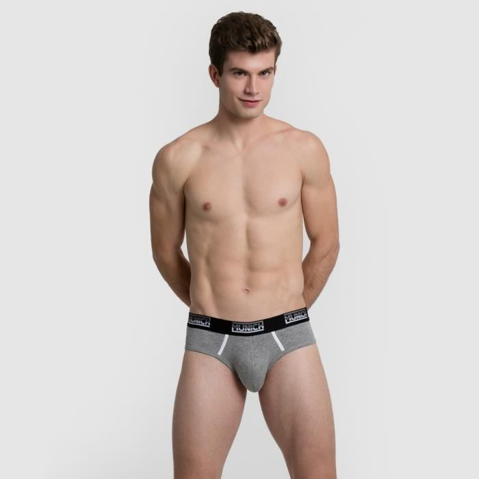 Slip rétro de Munich Gris Cdiscount PrêtàPorter