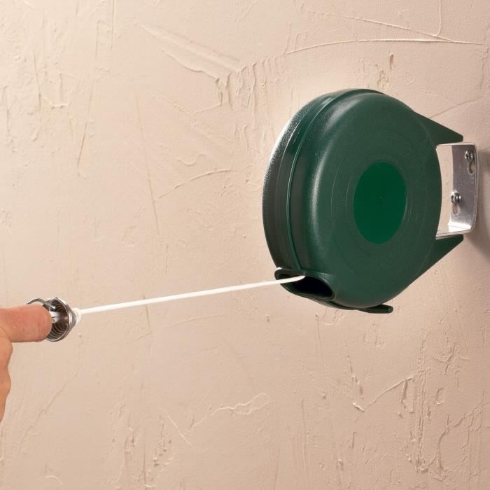 Corde à linge sur enrouleur Cdiscount Au quotidien