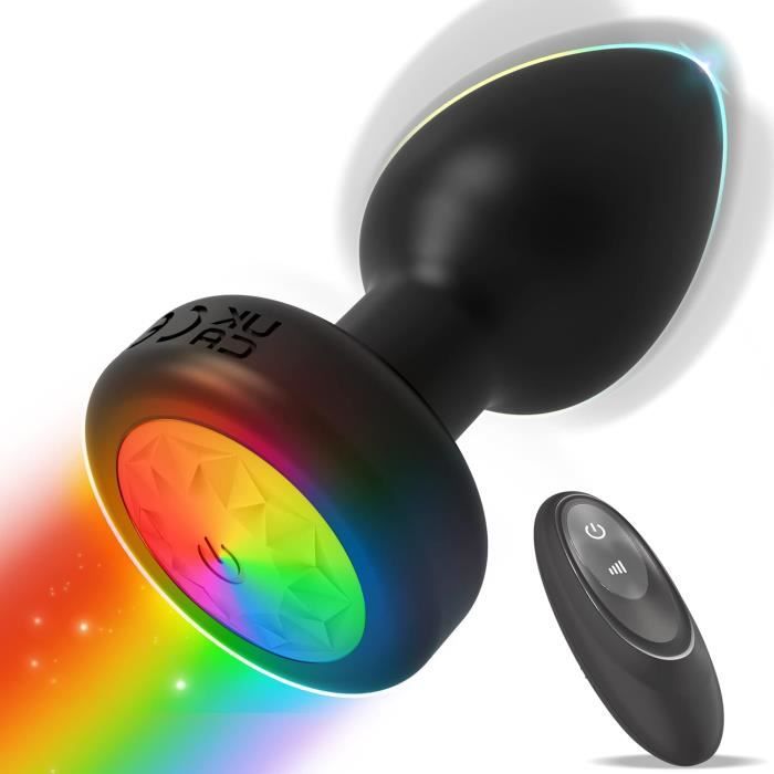 Plug anal vibrant masseur de prostate jouets sexuels anaux,vibrateur lumineux avec 7 vibrations jouets et jeux sexuels pour adultes - Cdiscount Boutique Erotique Plug anal vibrant masseur de prostate jouets sexuels anaux,vibrateur lumineux avec 7 vibrations jouets et jeux sexuels pour adultes - Cdiscount Boutique Erotique