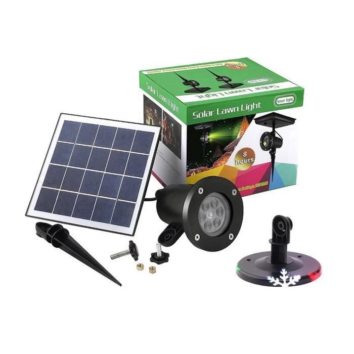 Projecteur Flocons De Neige Extérieur ZWOOS - 9W LED - Étanche IP44 - Pour Noël, Mariage, Fêtes