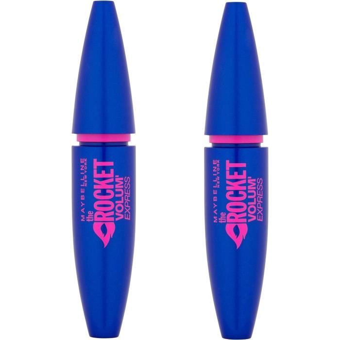 MAYBELLINE Volum Express Mascara – Schwarz, 10 Ml | Verdreifacht Wimpernvolumen, Klebt Nicht