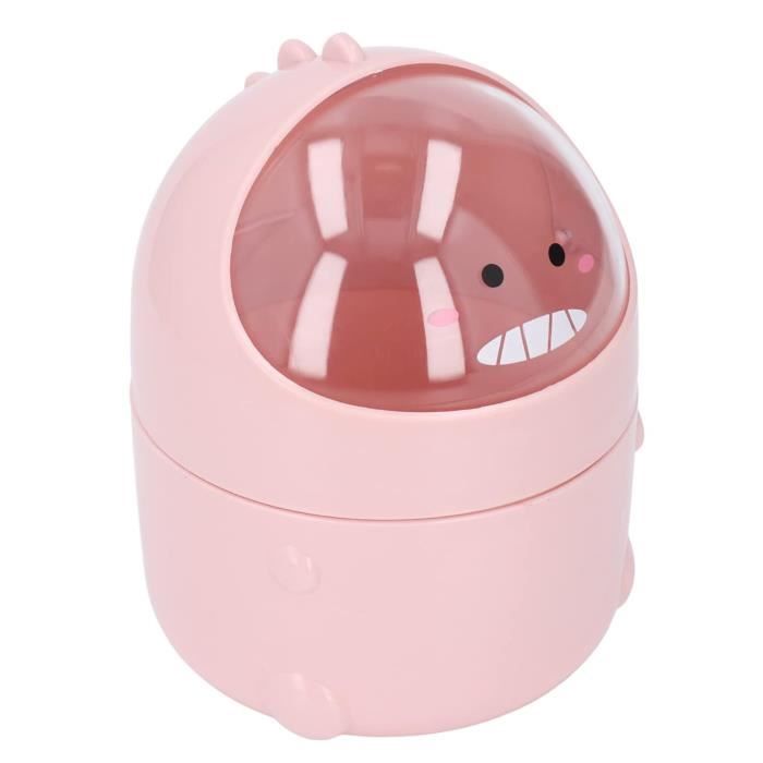 Mini Poubelle De Comptoir En Forme De Lapin - Mignonne & Pratique - Rose - 14