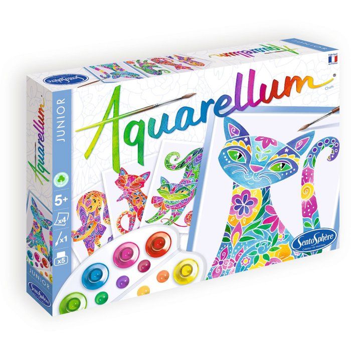 Peinture Aquarelle Sentosphere – Aquarellum Junior Chats - vue 2