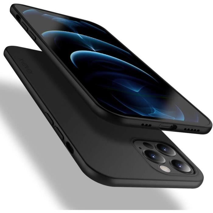 Tenphone Coque Antichoc pour iPhone 12 (6,1), Étui de Protection en Silicone TPU Souple avec
