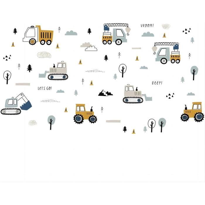 BuerHomie Stickers Muraux Enfants,Carte Du Monde Et Animaux Autocollant - 2