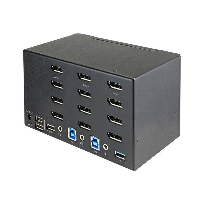 StarTech.com Switch KVM 2 Ports - STARTECH - 4K Ultra HD - 60Hz - - USB