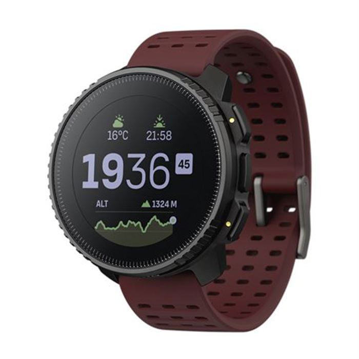 Montre connectée sport GPS - ALTIMETRE -SUUNTO VERTICAL BLACK RUBY Diamètre écran 49 mm