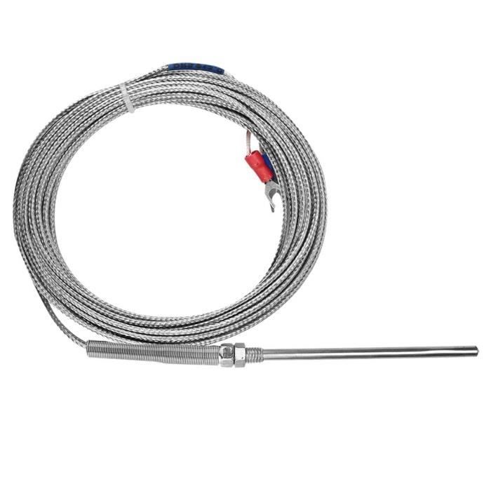 Thermocouple Type K Avec Filetage M6 BSW - Sonde De Mesure De Température, Câble De 1 à 5 Mètres, Haute Précision - 1