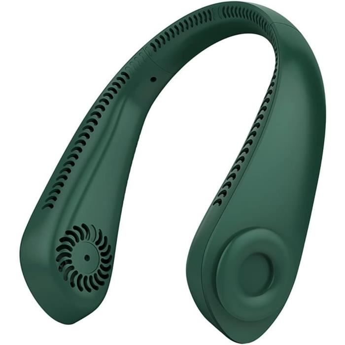 Ventilateur Portable USB Rechargeable Pour Nuque/cou - Mini, Noir/rouge, Vendeur Français