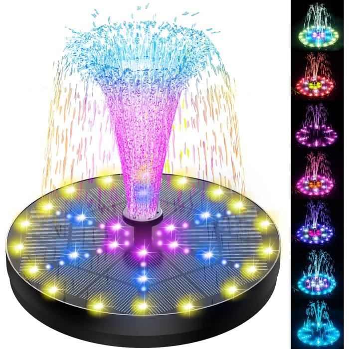 Fontaine Robinet Flottant Avec Pompe LED - Décoration Jardin, Bassin, Facile à Installer