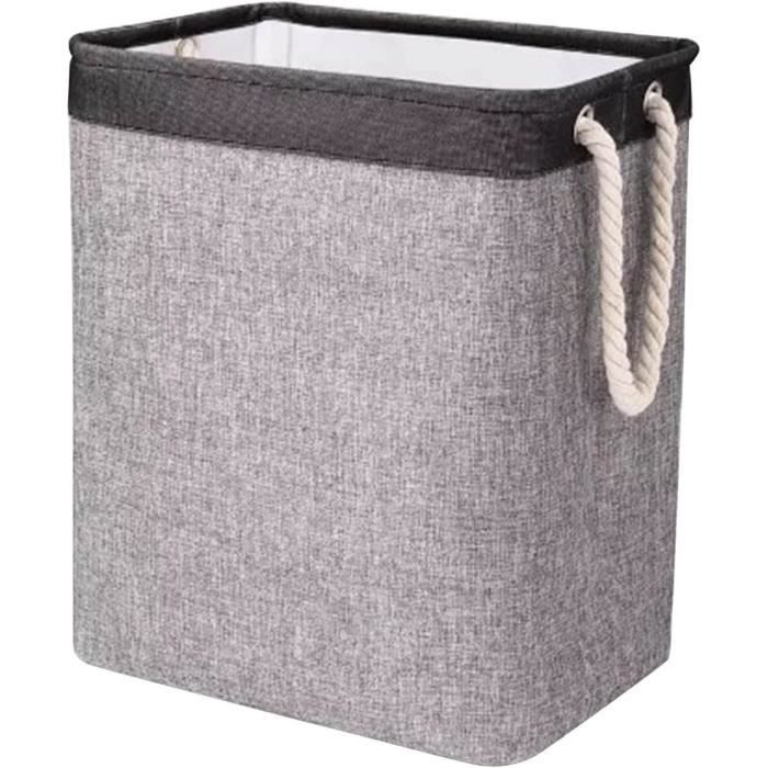 DONGDA Grand Panier à Linge 75L Pliable Imperméable - Corbeille à Linge Sale Avec Poignées Solides, Tissu Lin Pour Chambre, Salle De Bain Et Voyage