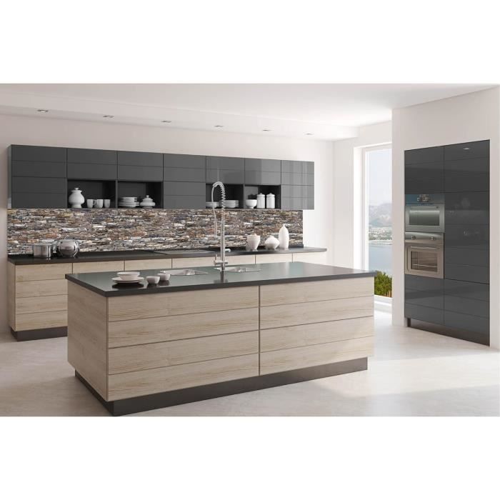 Crédence En Verre Trempé 80x60 Cm - Motif Fleurs Pissenlit, Protection Anti-éclaboussures Pour Cuisine