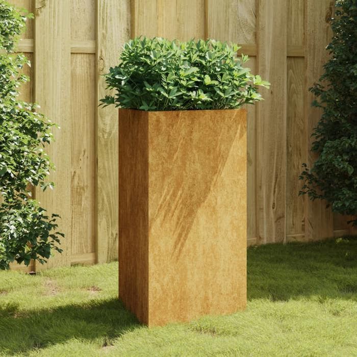 vidaXL Jardinière acier corten Rouillé - vue 2