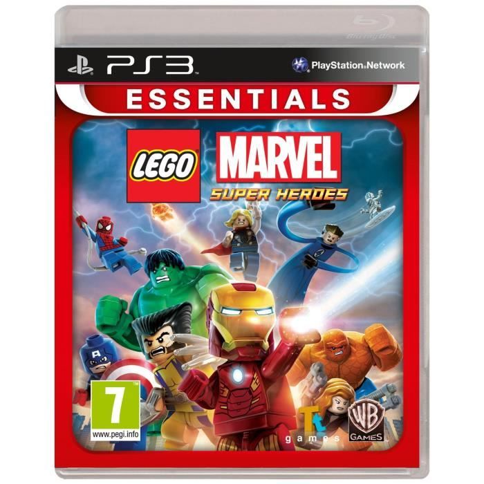 Playstation 3 Lego Marvel Super Heroes Cdiscount Jeux video