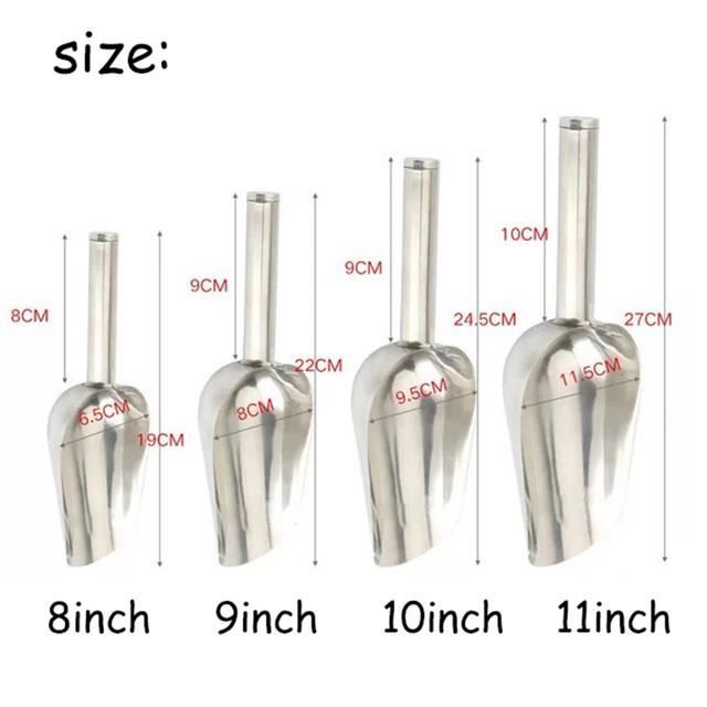 Lot De 6 Pelles à Glace En Plastique Multifonction SMavles - Design De Nidification, Neuves