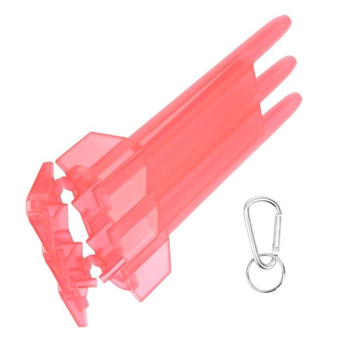 Étui à Fléchettes En EVA - Contient 12 Fléchettes, Poche Maille, Fermeture éclair, Fixateur Interne