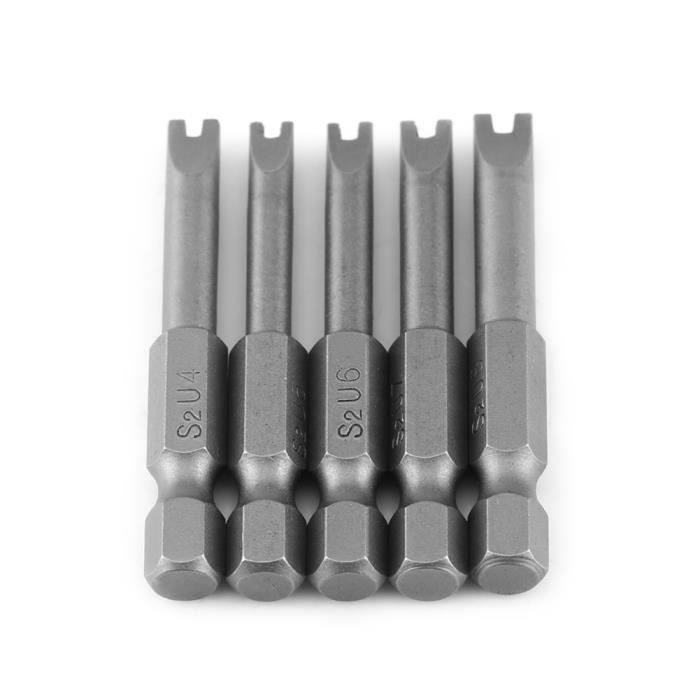 4 Embouts De Tournevis Triangle - Tailles 1.8/2.0/2.3/2.7 Mm, Longueur 50 Mm - Neuf