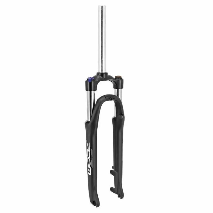 Fourche De Vélo De Route 700C - Tige 1 Pouce Avec Filetage, Noir, Neuve Avec Défauts Légers