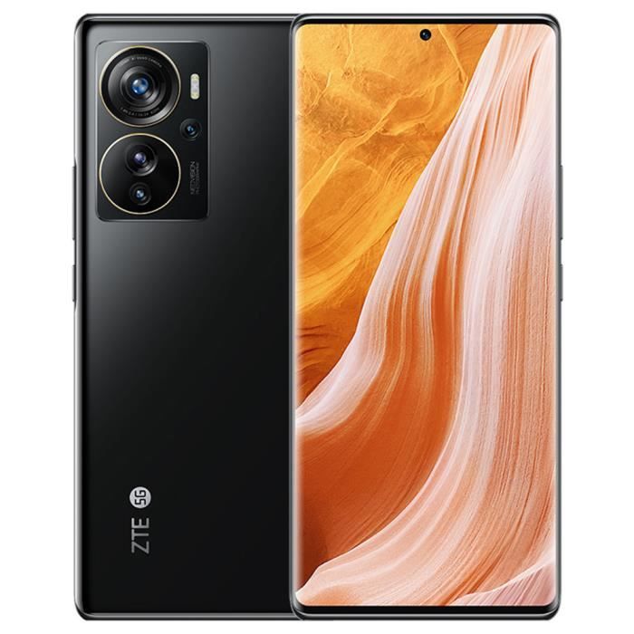 Smartphone ZTE Axon 40 Pro 8+128Go 5G Téléphone Noir Snapdragon 870 6.67\