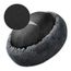 Lit Rond Extra Large Pour Chats Et Chiens Extra Lavable Avec Coussin Gris Fonce 100 100 Cm Cdiscount