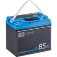 ECTIVE EDC85SC Batterie Décharge Lente Deep Cycle 12V 85Ah GEL Solaire avec PWM-Chargeur et Ecran LCD-1