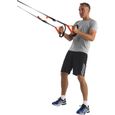 Sangle d'entraînement Suspension Sling Trainer TRX TUNTURI - Orange et Noir - Accessoires Fitness/Musculation-1