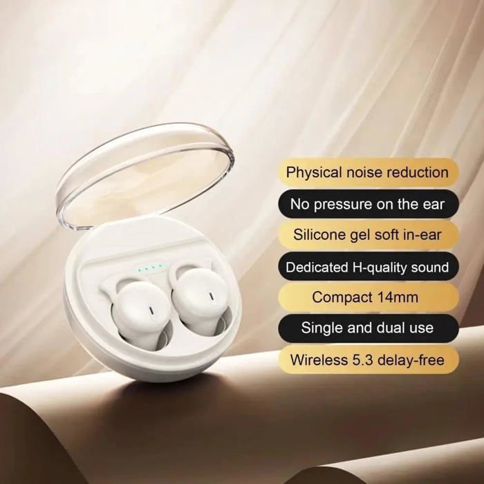 Oreillette Bluetooth 5.0 - Réduction De Bruit - 20h D'Autonomie - Léger Et Confortable - Pour Bureau, Voiture
