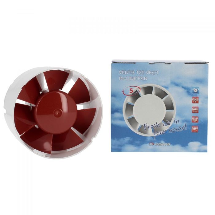 Tuyau 125 mm Ventilateur de gaine Ventilateur tubulaire Extracteur 365