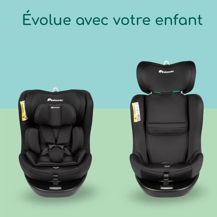 Siège auto bébé avec harnais de sécurité Gris&Noir - Cdiscount Puériculture  & Eveil bébé