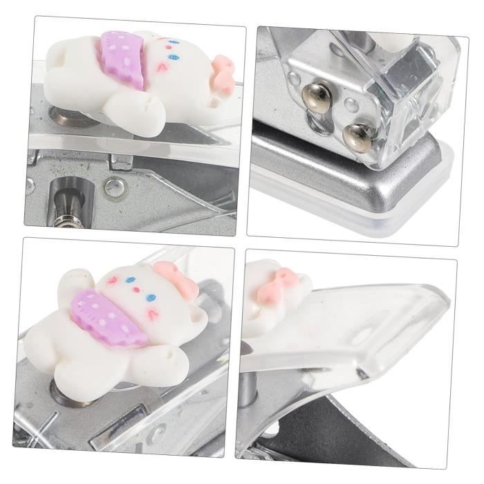 Perforatrice Forme Ours - Petite Taille 1,6 Cm - Pour Carton, Papier, Cuir Fin, EVA - Avec Réservoir à Confettis - Idéal Scrapbooking