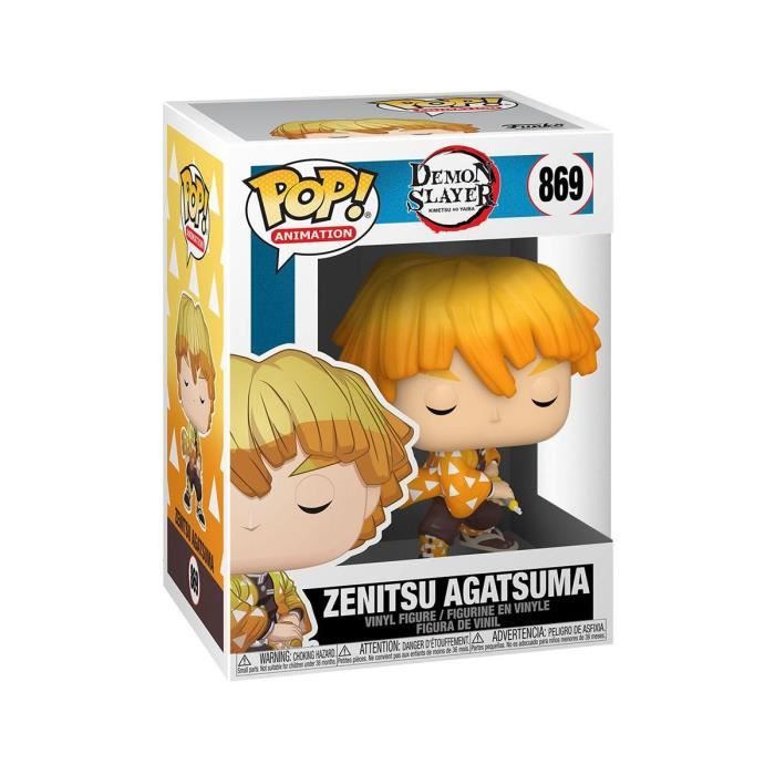 Figurine POP Demon Slayer FUNKO Zenitsu Agatsuma 9 cm Mixte