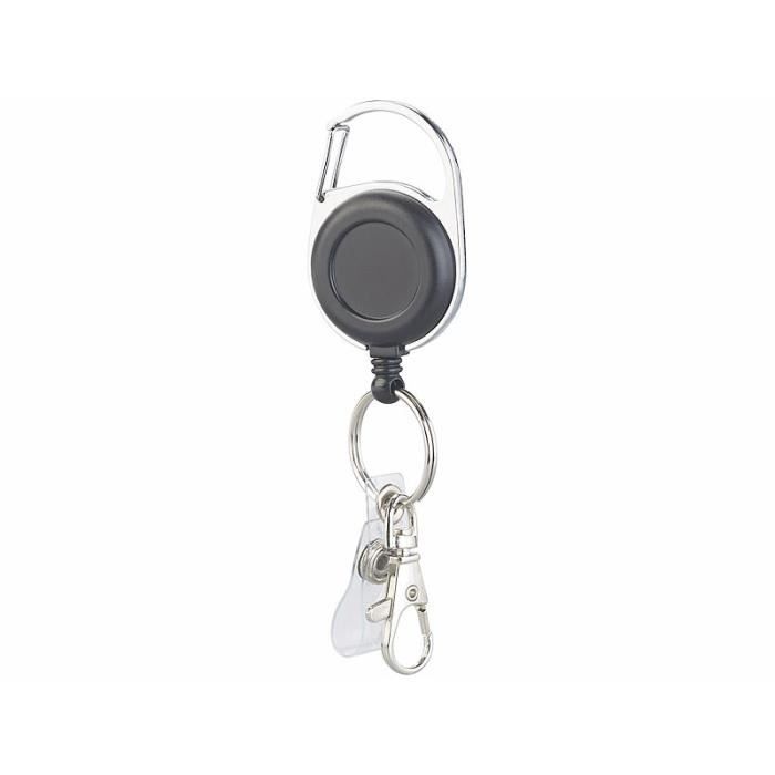 Porte-badge d'identification porte-clés rétractable, 3 paquets | Leroy Porte-badge d'identification porte-clés rétractable, 3 paquets | Leroy