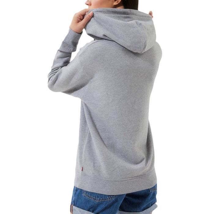 Sweat à capuche Gris Femme Levi's Graphic Grey Cdiscount Prêt-à
