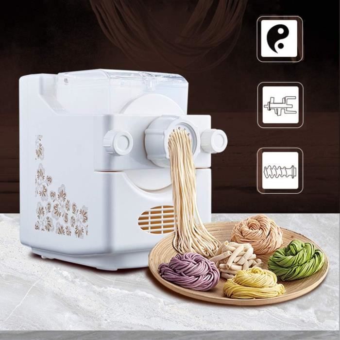 Klarstein Pastamania - Machine à Pâtes Électrique 260W, 7 Accessoires, Capacité 500g, Silencieuse 60dB, Écran LED - Pâtes Fraîches Maison En 10 Min