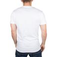 Vans Homme T-shirt Patch complet Logo, Blanc-2