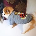 14-XS 1-1.5kg -Mignon chien à capuche chien vêtements pour chiens manteau veste laine Ropa Perro bouledogue français vêtements pour-2