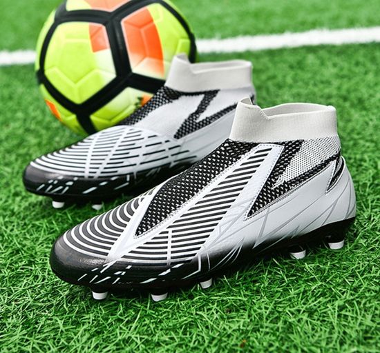 Chaussures De Football Cheville Haute Hommes & Enfants - Modèle Professionnel Unisexe Pour Entraînement