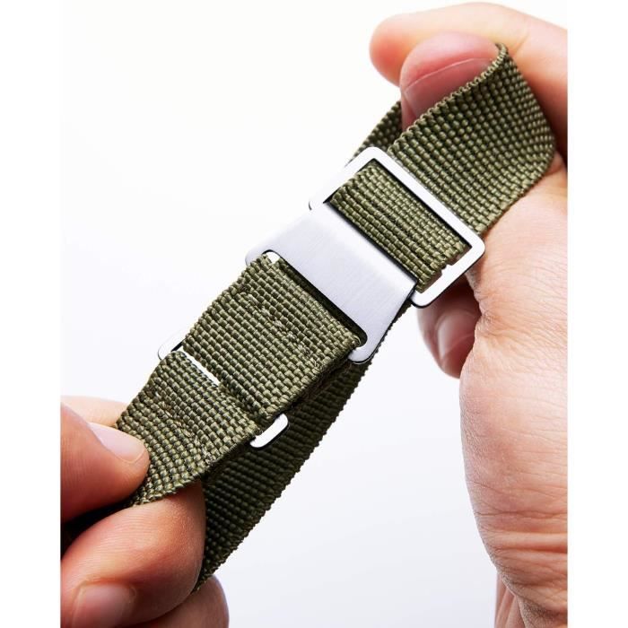 Bracelet De Montre lastique Nylon Style Marine Nationale
