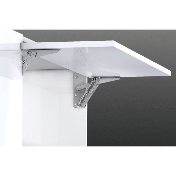 Suspension D'armoire Gedotec – Support Complet Pour Portes Doubles – Blanc – Charge 150 Kg