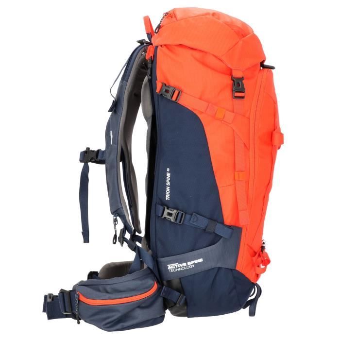 Sac a dos de randonnee MAMMUT Trion Spine 35 Orange Femme 61 cm Regulier 30 a 50 litres Cdiscount Sport
